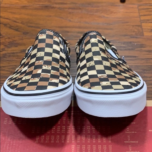 VANS CLASSIC SLIP-ON CHECKERBOARD Cmdsrttrwht Men’ - Picture 4 of 16